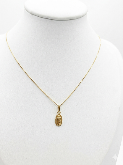 CADENA VENECIANA CON DIJE GUADALUPE