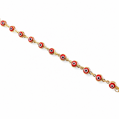 PULSERA DE OJO MALVADO ROJO