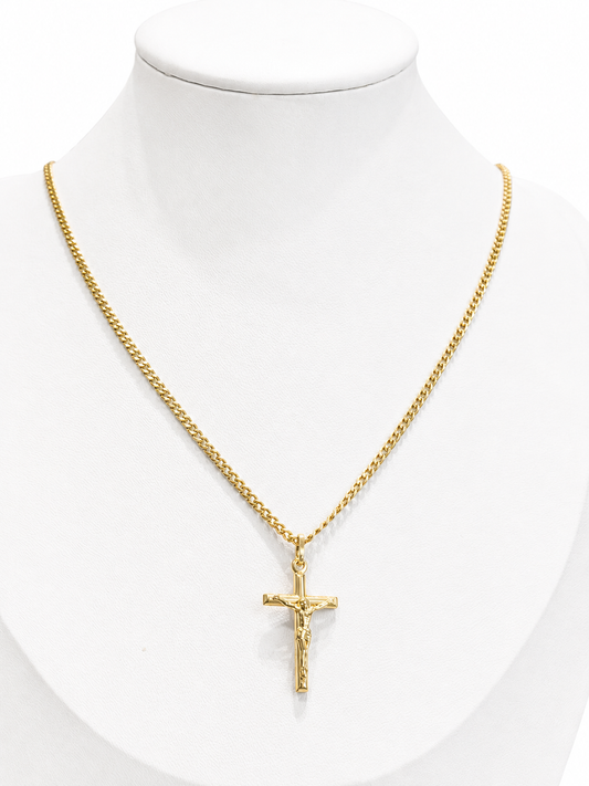 MINI CUBANA WITH CROSS PENDANT