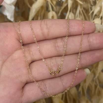 Forzatina Chain / 1.25 gr / 50 cm / 1.3 mm / 18K Italian Gold