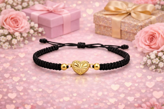 BRACELET WITH GOLD BEADS