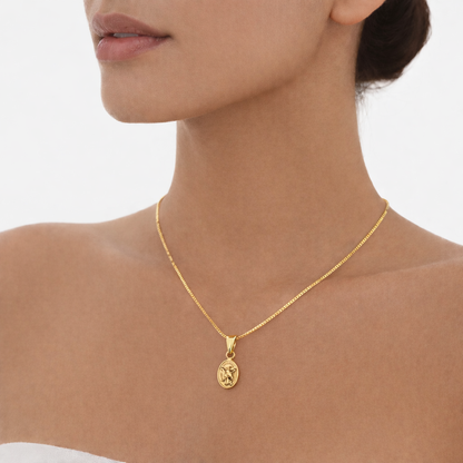 VENETIAN CHAIN WITH SAN MIGUEL ARCÁNGEL  PENDANT