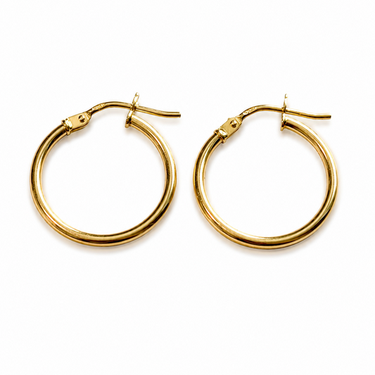 PENDIENTES DE ARO LISA