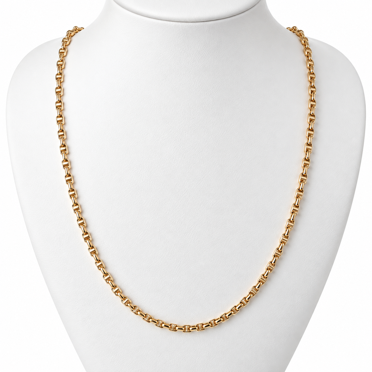 Mariner Chain / 4.06g/ 50cm/ 3mm/ 18K Italian Gold