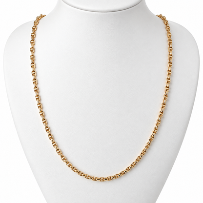 Mariner Chain / 4.06g/ 50cm/ 3mm/ 18K Italian Gold