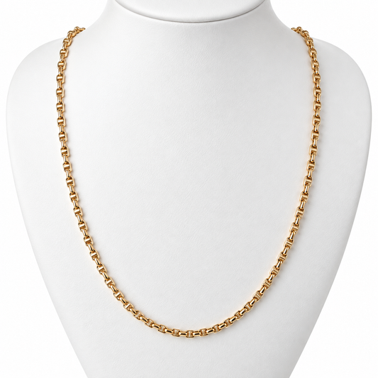 Mariner Chain / 4.06 gr / 50 cm / 3 mm / 18K Italian Gold
