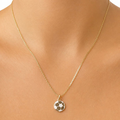 Bismarck Chain With Pendant/ 3.23 g/45cm/ 1mm/ 18K Italian Gold