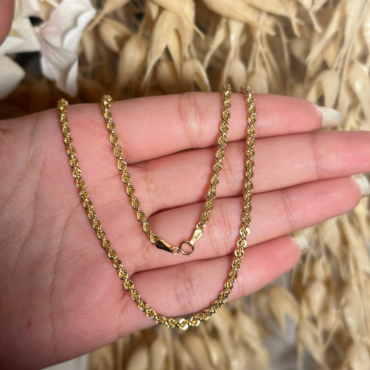 Rope Chain / 2.83 gr / 50 cm / 3 mm / 18K Italian Gold