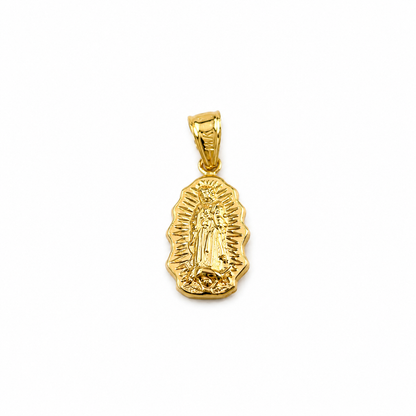 Guadalupe Virgin Silhouette Pendant/ 0.98g / 2.6cm / 18K Gold