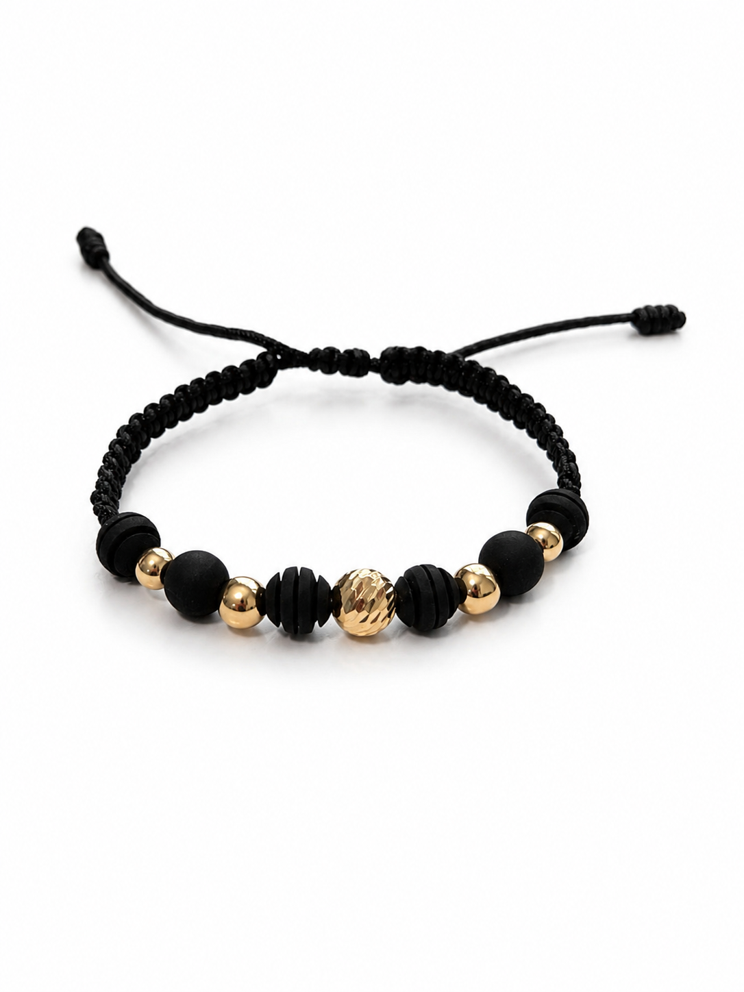 BRACELET WITH GOLD BEADS