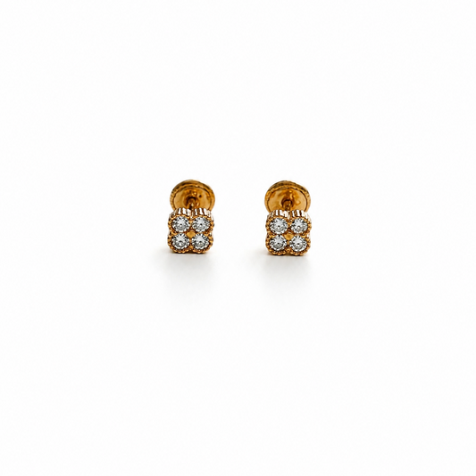 MINI CLOVER  EARRINGS