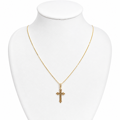 Veneciana Chain With Pendant / 2.16/ 50cm/ 1.2mm/ 18K Italian Gold