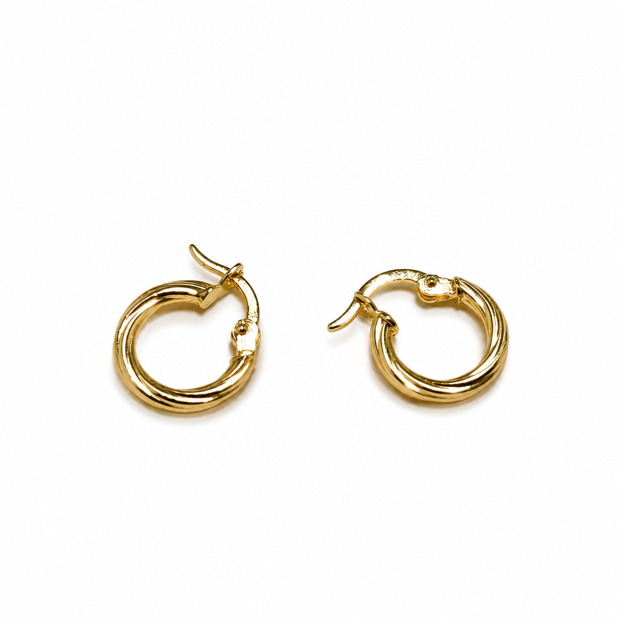 Norkys Hoop Earrings / 1 gr / 1.3cm / 18k Italian Gold