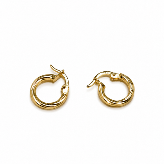Norkys Hoop Earrings / 1 gr / 1.3cm / 18k Italian Gold