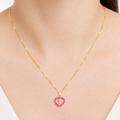 Veneciana Chain With Pendant / 2.28/ 45cm/ 1.2mm/ 18K Italian Gold