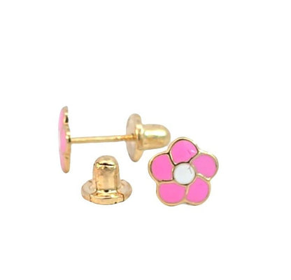 PENDIENTES ROSA FLOR