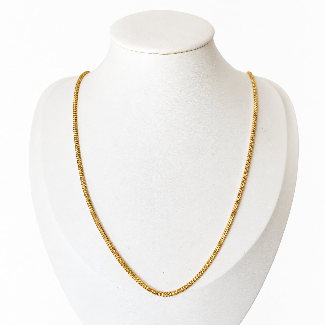 Franco Chain 6.6g/ 60cm/ 2.2mm/ 18K Italian Gold