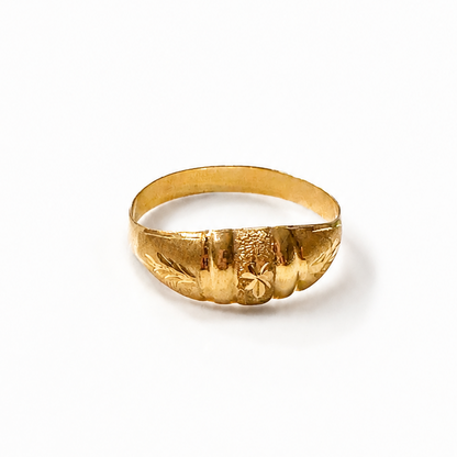 Anillo Aurora / 1.42 gr / Talla 8 / Oro 18K