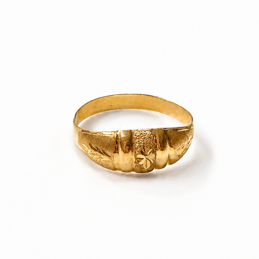 Aurora Ring / 1.42 gr / Size 8 / 18K Gold