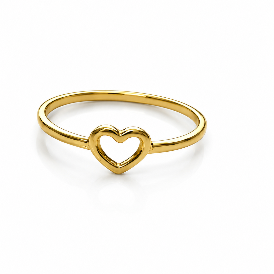 ANILLO DE CORAZÓN SILUETA