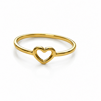 ANILLO DE CORAZÓN SILUETA