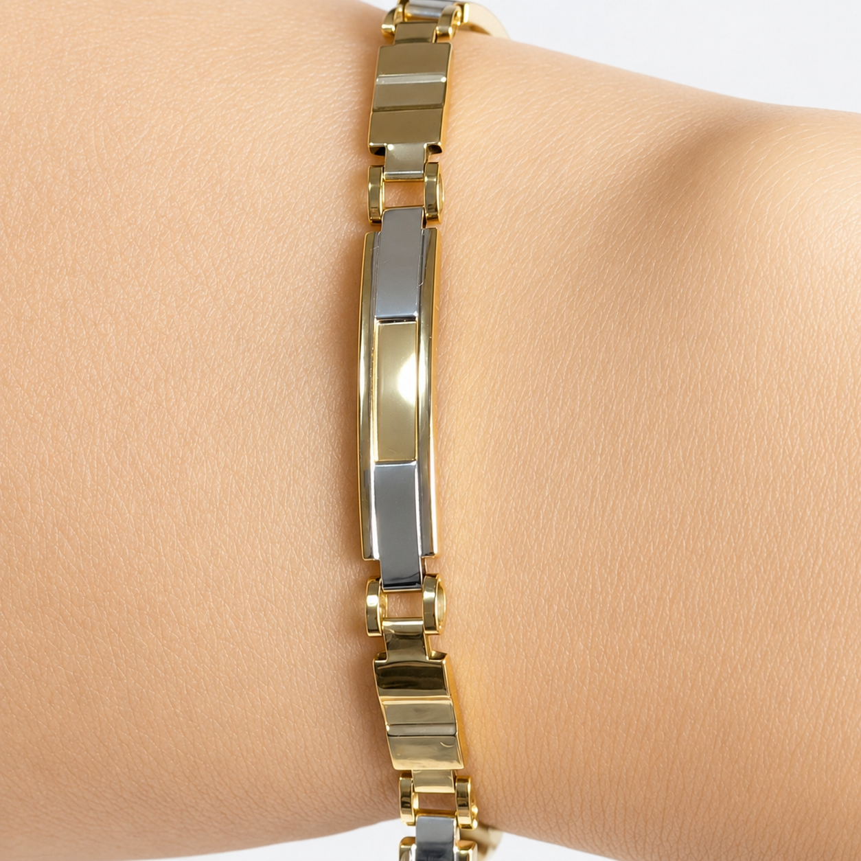 Pulsera Especial / 8.7g/ 20.5cm/ 5mm/ Oro Italiano de 18K