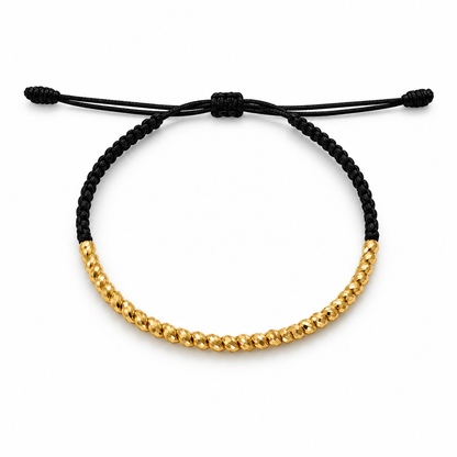 Bracelet with Gold Beads / 1.04 gr / 3 mm
