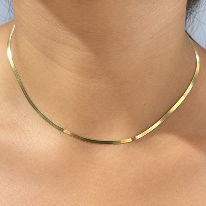 Mirror Chain Necklace / Chain 5.60 gr / 18 in /45 cm / 2mm /