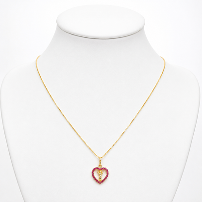 Veneciana Chain With Pendant / 2.28/ 45cm/ 1.2mm/ 18K Italian Gold