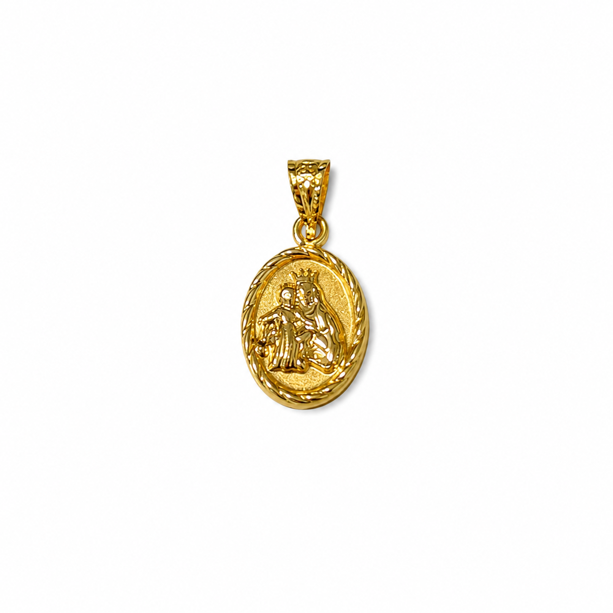 Virgen del Carmen Pendant/ 0.6g / 2cm / 18K Gold