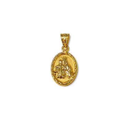 Virgen del Carmen Pendant/ 0.6g / 2cm / 18K Gold
