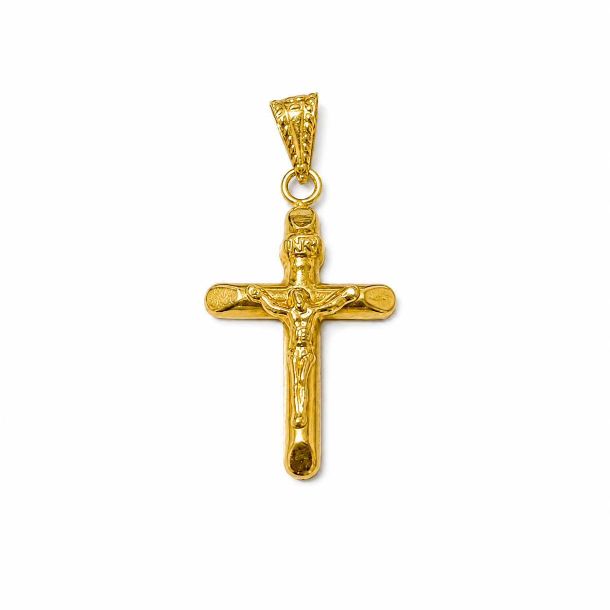 Crucifix Pendant / 1.02g / 3.2cm / 18K Gold