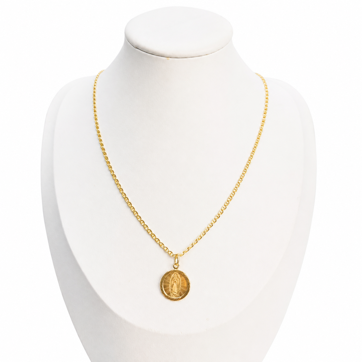 Escalera Chain With Pendant/ 4.43gr/ 45 cm/ 3 mm/ 18K Italian Gold