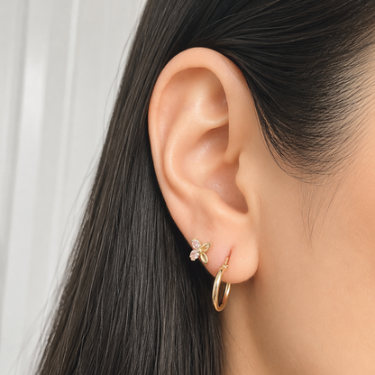 PENDIENTES DE ARO LISA BABY