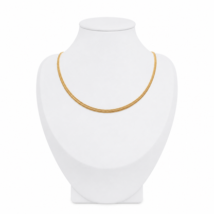 Sedusa Chain 2.7/ gr/ 46cm/ 3 mm/ 18K Italian Gold