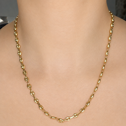 Cadena Gucci/ 7.42g/ 45 cm/ 5mm/ Oro 18K