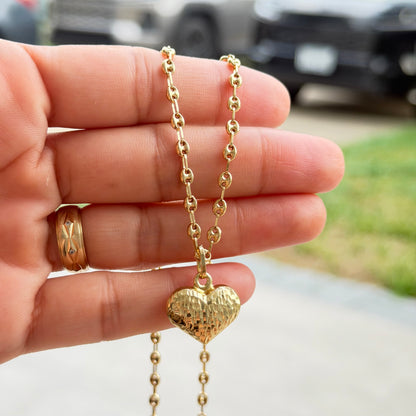 Baby Gc Chain with Pendant / 6.28 gr / 45 cm / 3 mm / 18K Gold