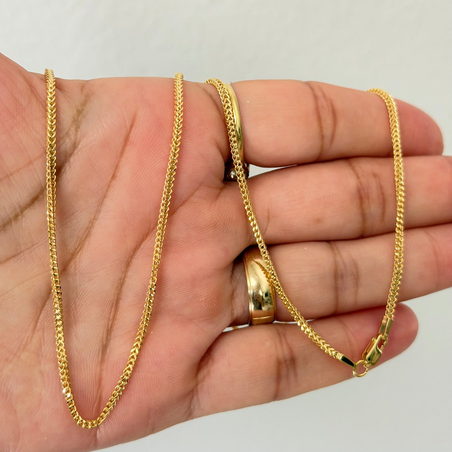 Franco Chain 4.5g/ 60cm/ 2mm/ 18K Italian Gold