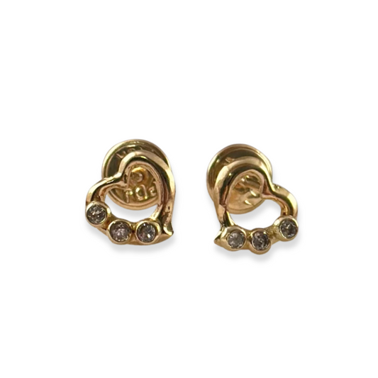 HEART STUD EARRINGS