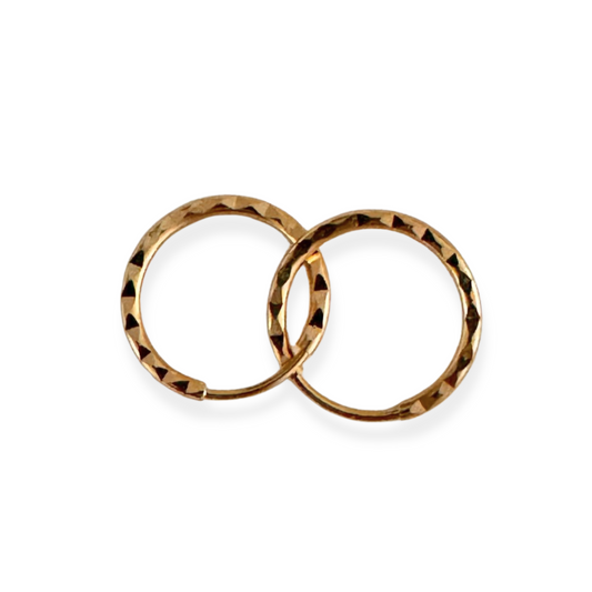 EARRINGS DIAMOND-CUT