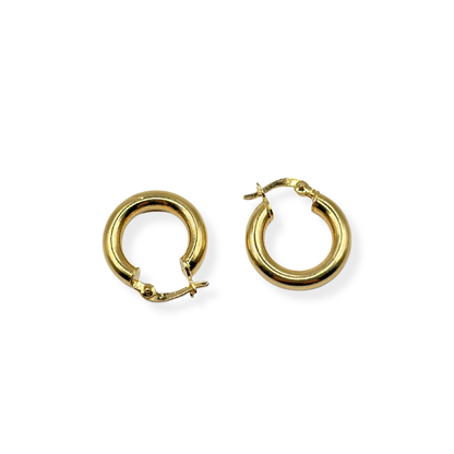 PLAIN HOOP EARRINS