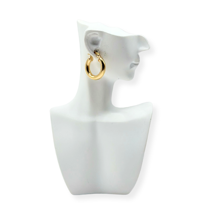 PLAIN HOOP EARRINS