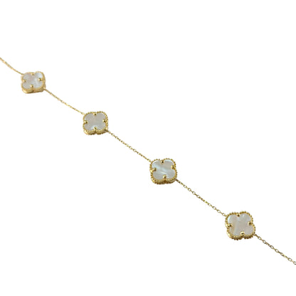 WHITE CLOVER BRACELET
