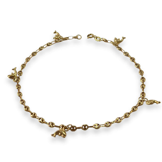 GC DOLPHIN ANKLET