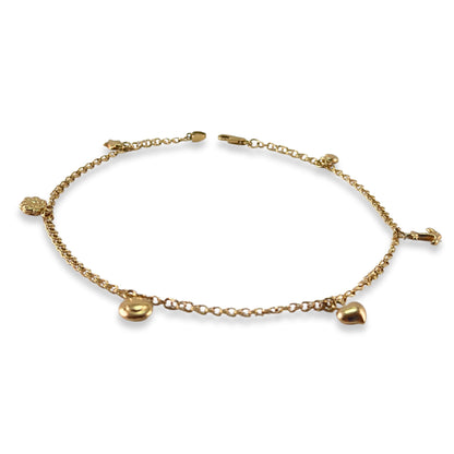 CLASSIC LINK ANKLET WITH CHARM