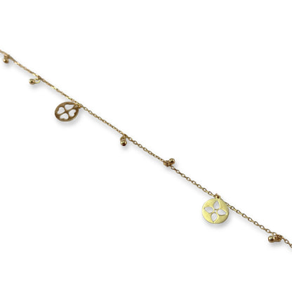 CLASSIC LINK ANKLET WITH CHARM