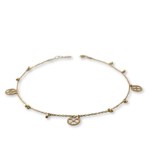 CLASSIC LINK ANKLET WITH CHARM