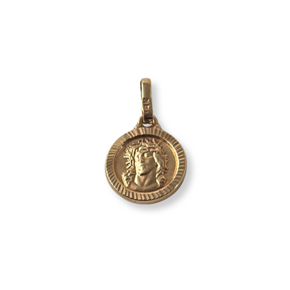 JESUS FACE MEDAL PENDANT
