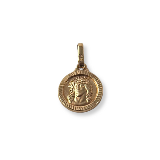JESUS FACE MEDAL PENDANT