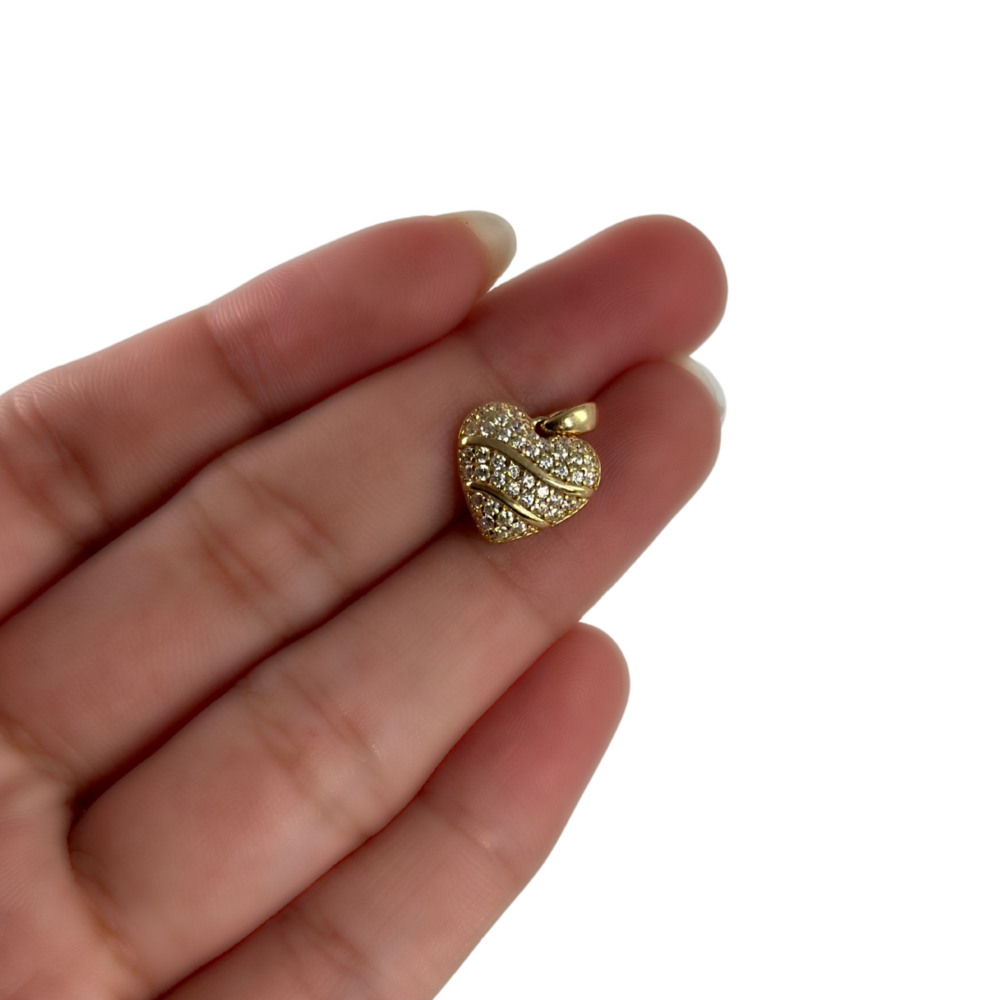 CROSS PENDANT WITH CUBIC ZIRCONIA